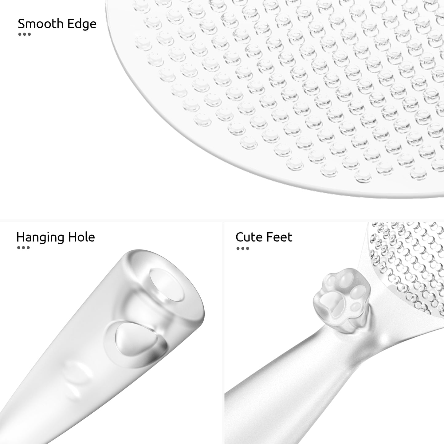 U-Taste Rice Spoon Paddle Scooper: 329°F Heat Resistant Food-Grade TPX Rice Spatula, Safe for Non-Stick Cookware, with Built-In Stand, Lightweight for Sushi, Pasta, Cooking & Serving