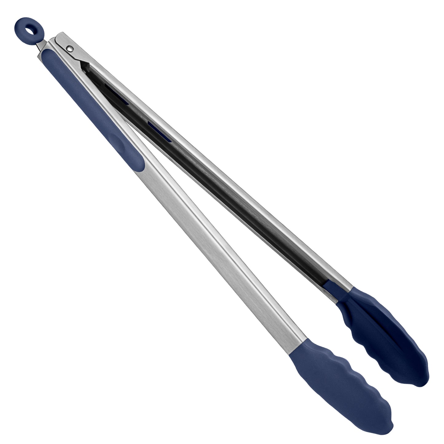 Heat Resistant Silicone Kitchen Tong: U-Taste 12 inch Large 480ºF Hot Proof Cooking Tong with Sturdy Non Stick Rubber Tips & Silicon Coated Steel Handle & Smooth Locking for Serving Grill Salad