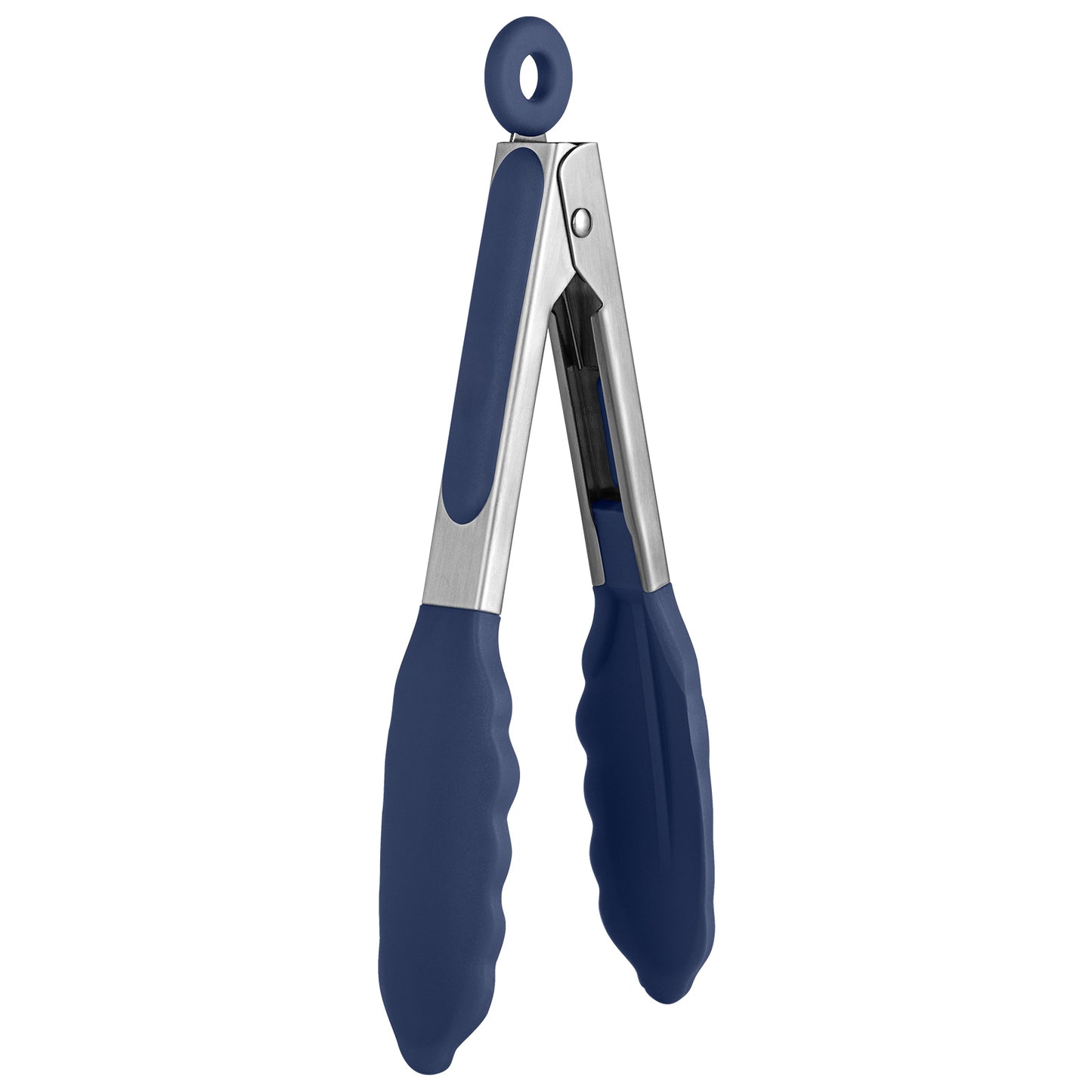 Heat Resistant Silicone Kitchen Tong: U-Taste 12 inch Large 480ºF Hot Proof Cooking Tong with Sturdy Non Stick Rubber Tips & Silicon Coated Steel Handle & Smooth Locking for Serving Grill Salad