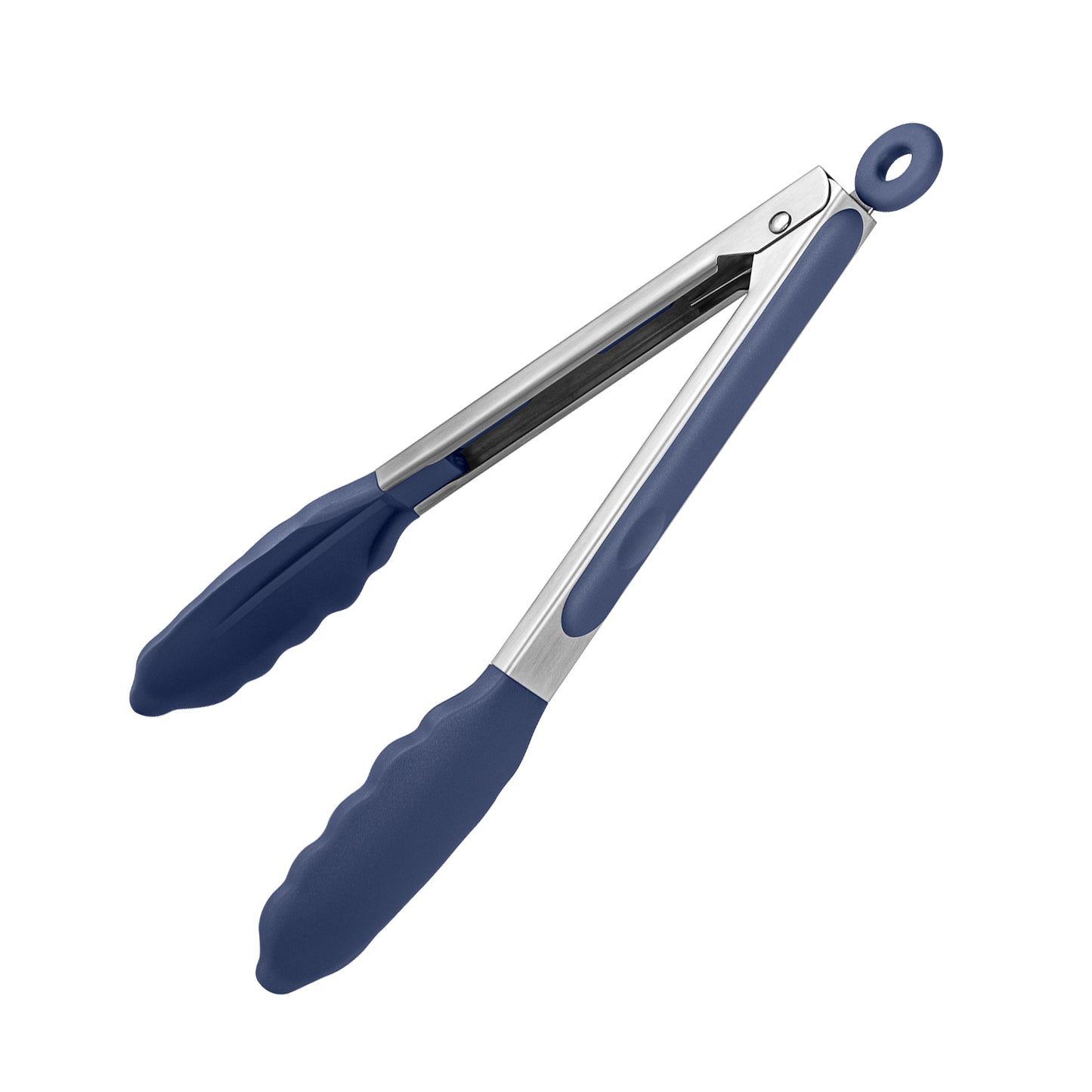 Heat Resistant Silicone Kitchen Tong: U-Taste 12 inch Large 480ºF Hot Proof Cooking Tong with Sturdy Non Stick Rubber Tips & Silicon Coated Steel Handle & Smooth Locking for Serving Grill Salad