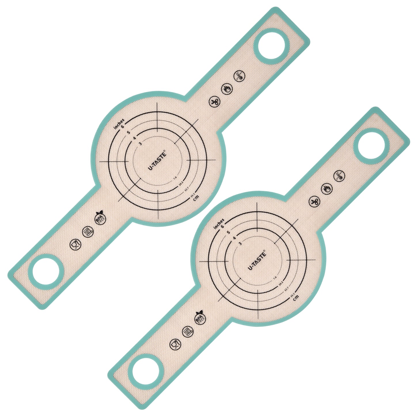 2 Pcs Silicone Bread Sling Mats