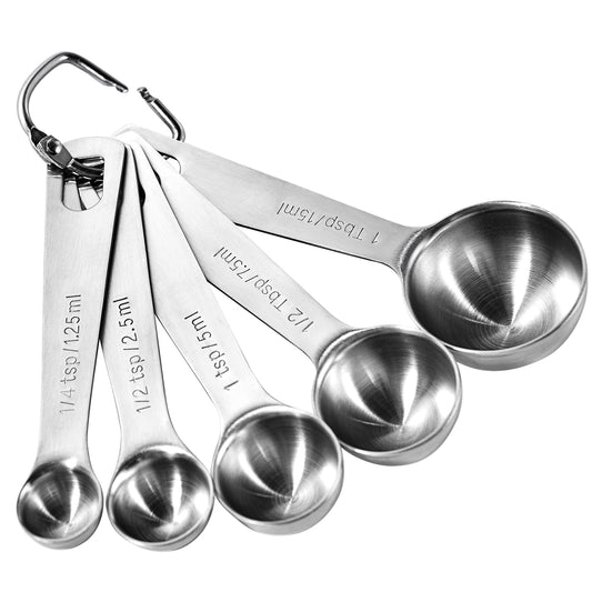 Measuring Spoons Set in 18/8 Stainless Steel