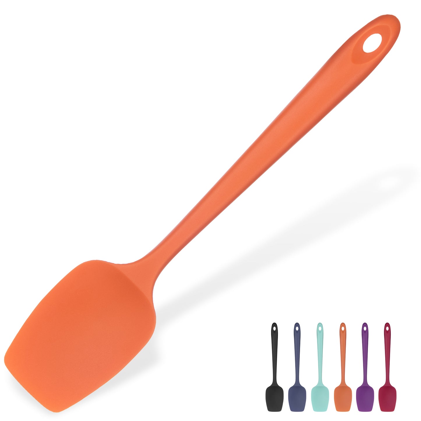 Silicone Spoon Spatula with 600ºF High Heat Resistant, Platinum-Cured