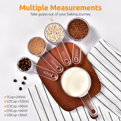 Measuring Cups Set of 5, Tritan Material, Nesting