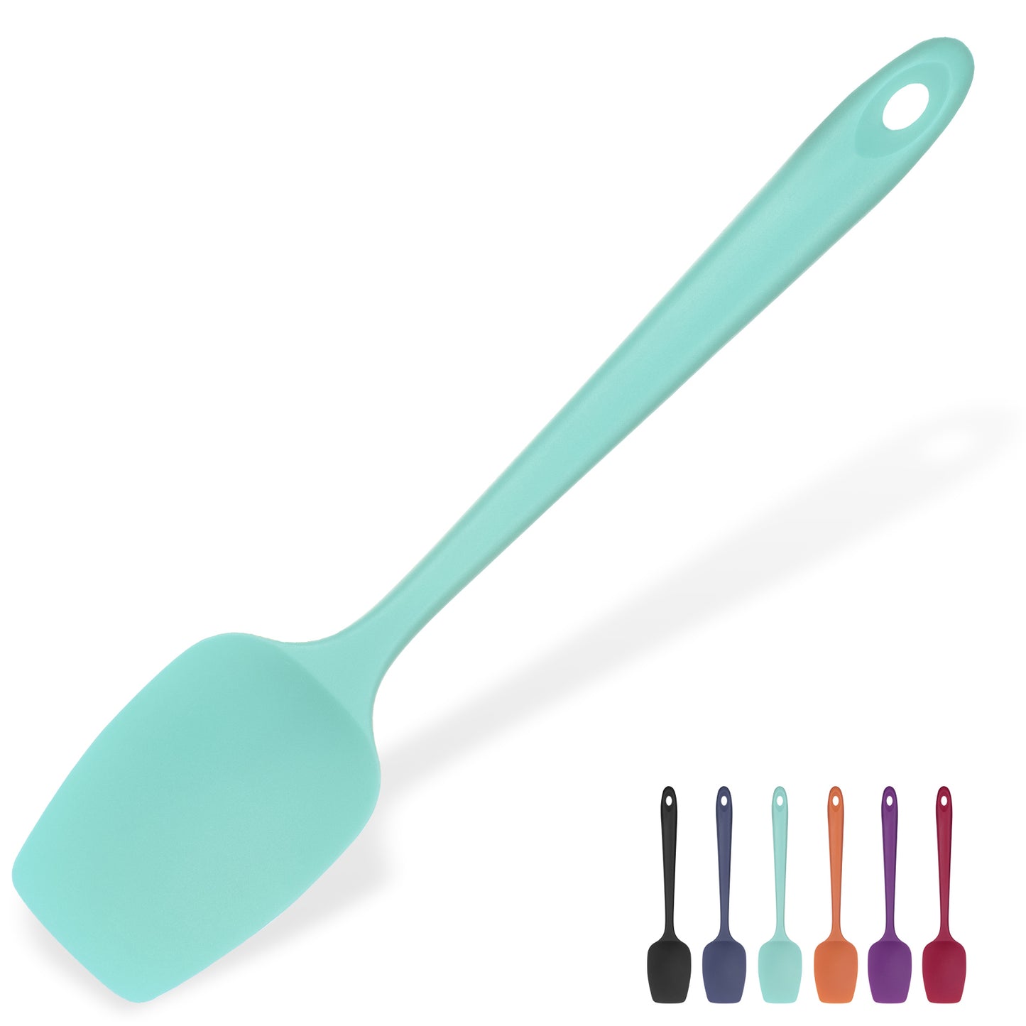 Silicone Spoon Spatula with 600ºF High Heat Resistant, Platinum-Cured