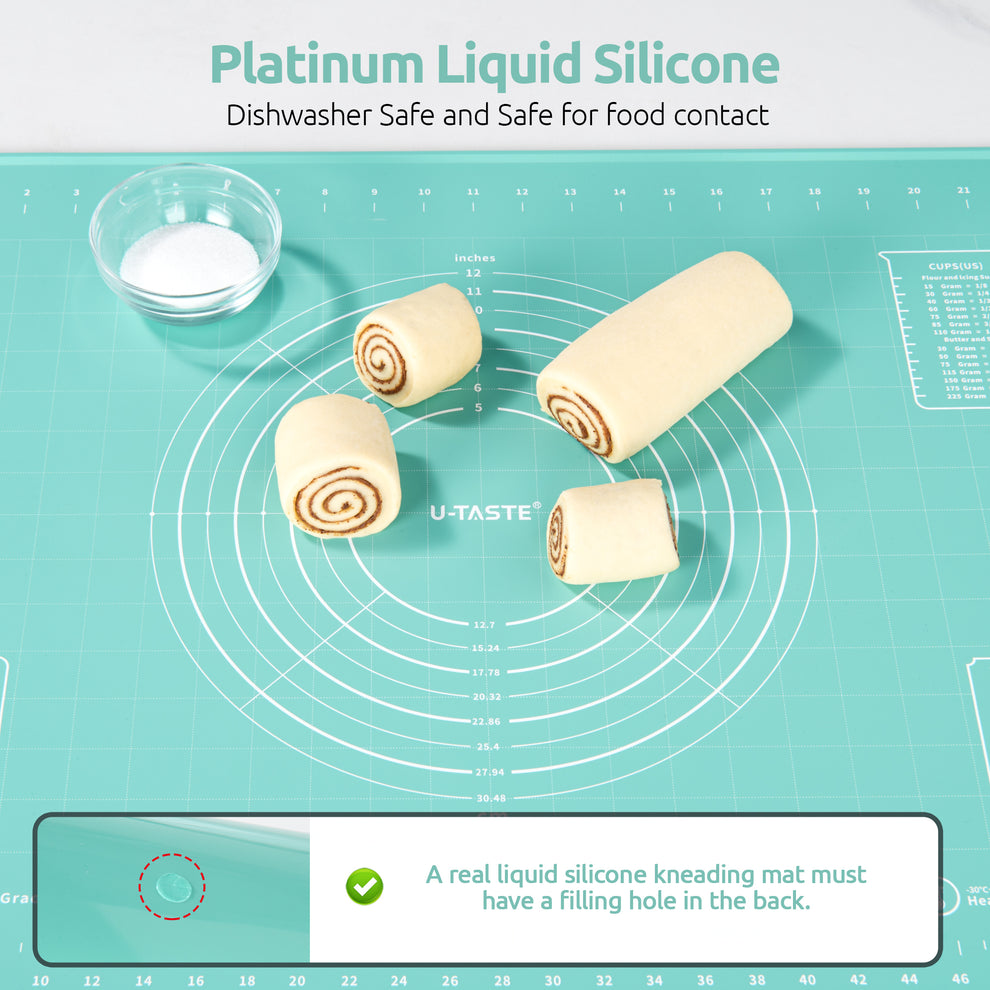 UTaste Liquid Silicone Pastry Mat 16"x20" FoodGrade NonStick Dough