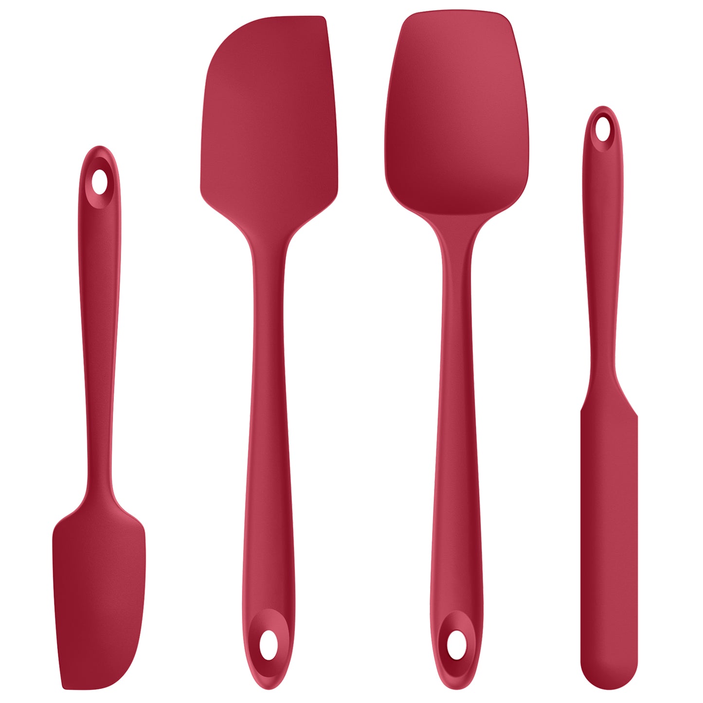 U-Taste Silicone Spatula Set with 600 Degrees Fahrenheit Heat Resistant