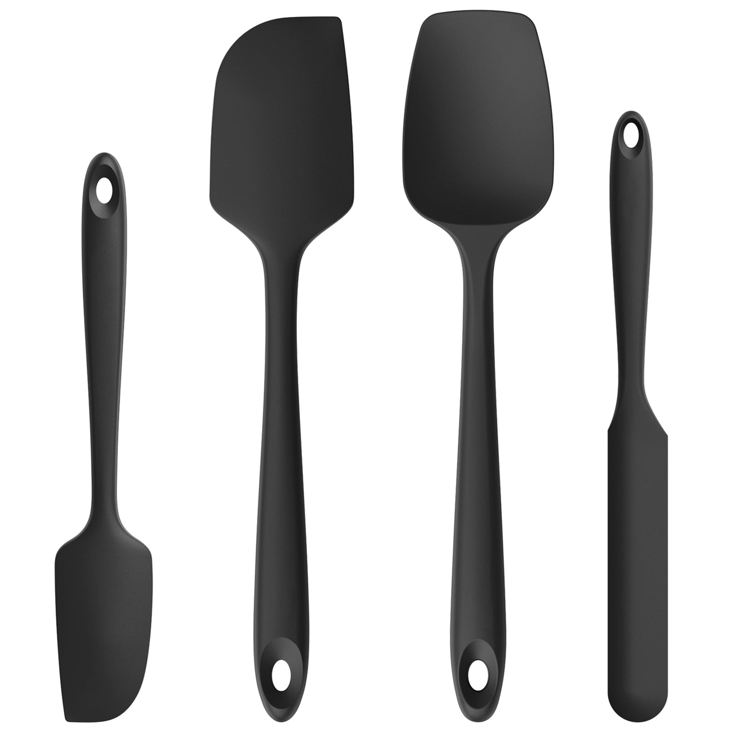 U-Taste Silicone Spatula Set with 600 Degrees Fahrenheit Heat Resistant