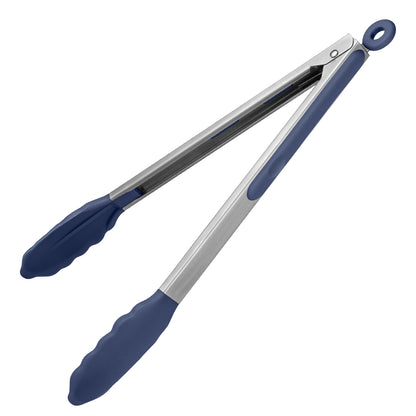 600ºF Heat Resistant Kitchen Tongs with Firm Sealed Non Stick Rubber Tips