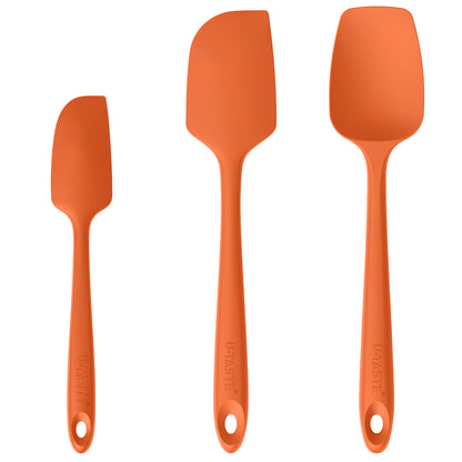 U-Taste High Heat Resistant Silicone Spatula Set of 3, Platinum-Cured